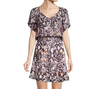 Parker Augustine Animal Print Mini Dress - XS